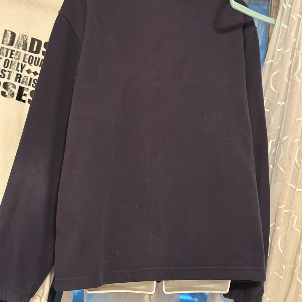 STARTER Men's Dark navy Zip-Up Sweater - Picture 4 of 7